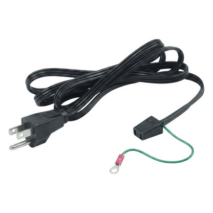 Cable de Alimentación para Ventilador / 1 Conector / 1.52 m (5 ft) / Cobre / Enchufe 3 Puntas con Tierra / Compatible con Ventiladores Compactos