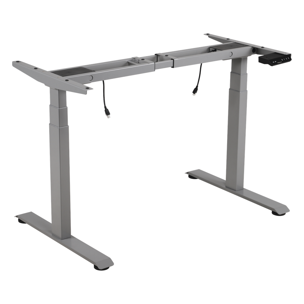 Base de Escritorio Motorizado Profesional / Altura Ajustable 60-125cm / Estructura Estable / Funcionamiento Suave / 3 Preset de Posiciones / Color