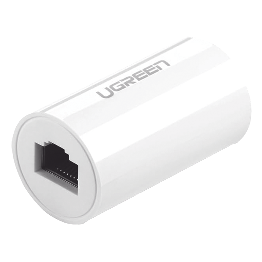 Acoplador y Protector (Extensor de Cable Ethernet RJ45) | 1000Mbps | Compatibilidad con Cat7/Cat6/Cat5e | Compatible con POE | Ignífugo | ABS | Color