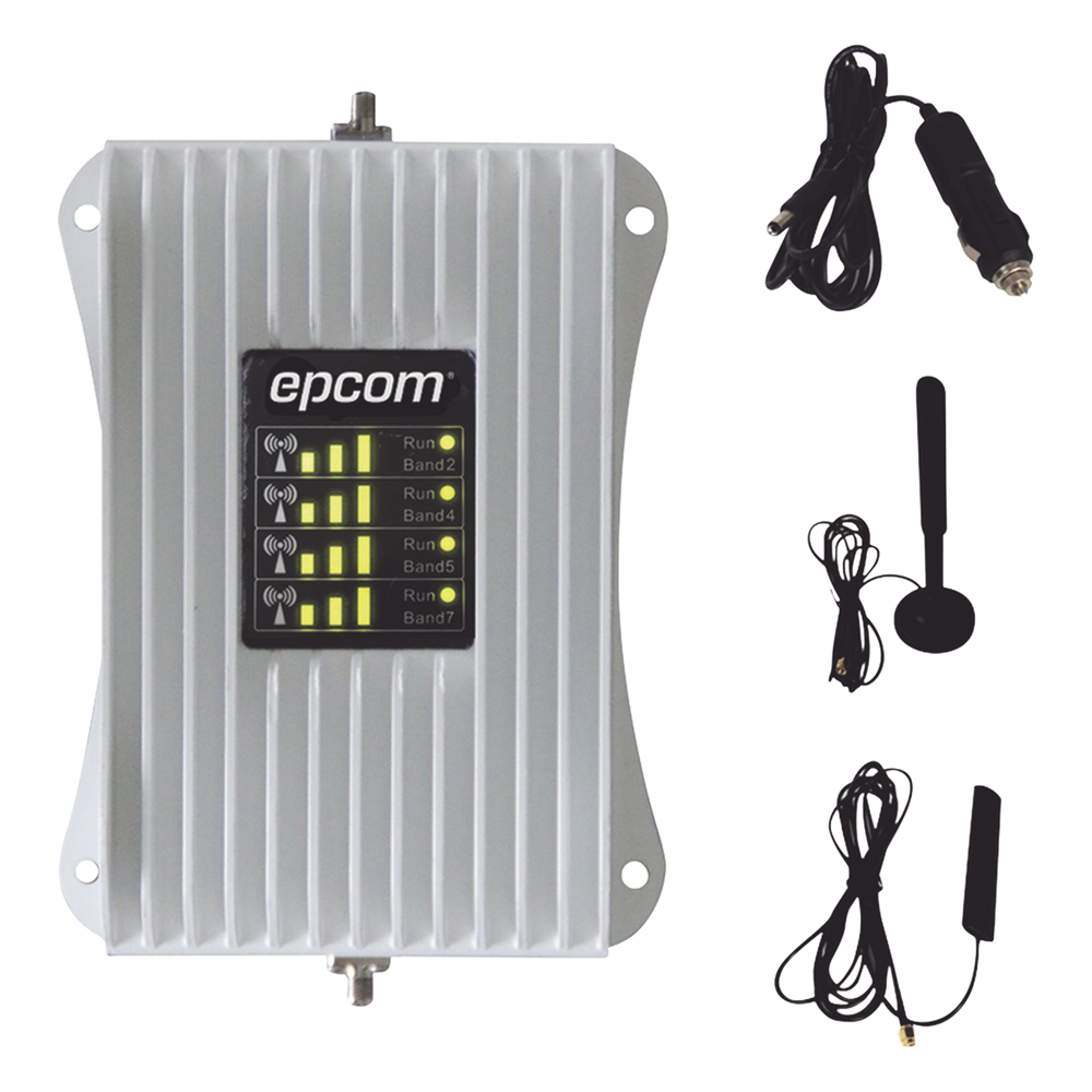 KIT Amplificador de Señal Celular Para Vehículo/ Soporta y Mejora la Señal Celular 5G, 4G LTE/ Múltiples Operadores, usuarios y dispositivos/ Ideal