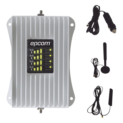 KIT Amplificador de Señal Celular Para Vehículo/ Soporta y Mejora la Señal Celular 5G, 4G LTE/ Múltiples Operadores, usuarios y dispositivos/ Ideal
