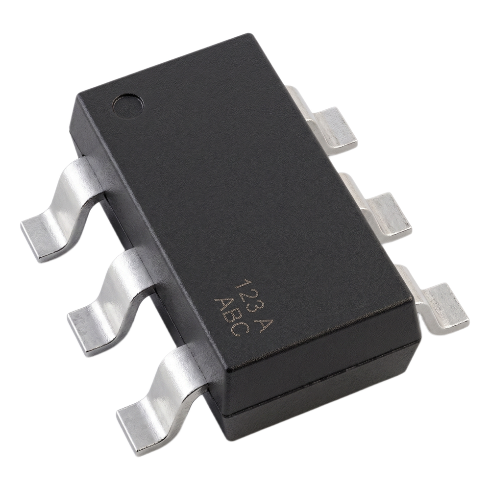 IC de 6 terminales / conmutador unipolar de dos posiciones / 10 kHz y 3 GHz