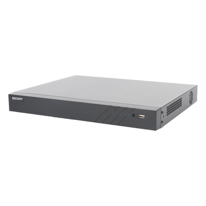 DVR 32 Canales TurboHD + 8 Canales IP / 5 Megapixel Lite - 3K Lite / Acusense (Evita Falsas Alarmas) / Audio Bidireccional / 2 Bahías de Disco Duro