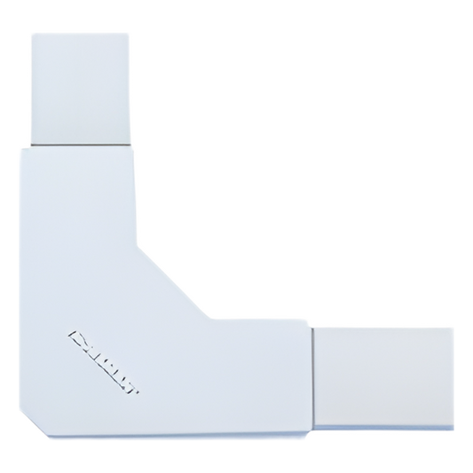 Sección en "L" blanco de PVC auto extinguible, para canaletas TMK1020, TMK1020SD, TMK1020CD (5130-02001)