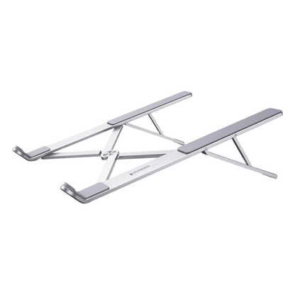 Soporte Portátil de Aluminio para Laptop / Amplia Compatibilidad de 11-17.3" / Ajuste de Altura 46.5 mm-136.5 mm / Capacidad de carga de 5 kg