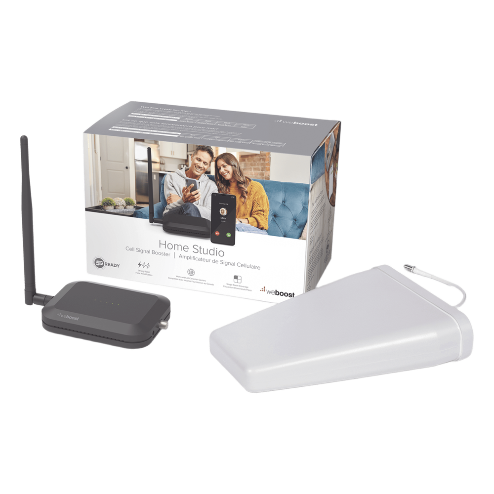 KIT de Amplificador de Señal Celular Home Studio/ Datos 2G, 3G, 4G / Llamadas / Mejora la señal para cubrir hasta 60 m² como una habitación, casa
