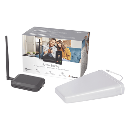 KIT de Amplificador de Señal Celular Home Studio/ Datos 2G, 3G, 4G / Llamadas / Mejora la señal para cubrir hasta 60 m² como una habitación, casa