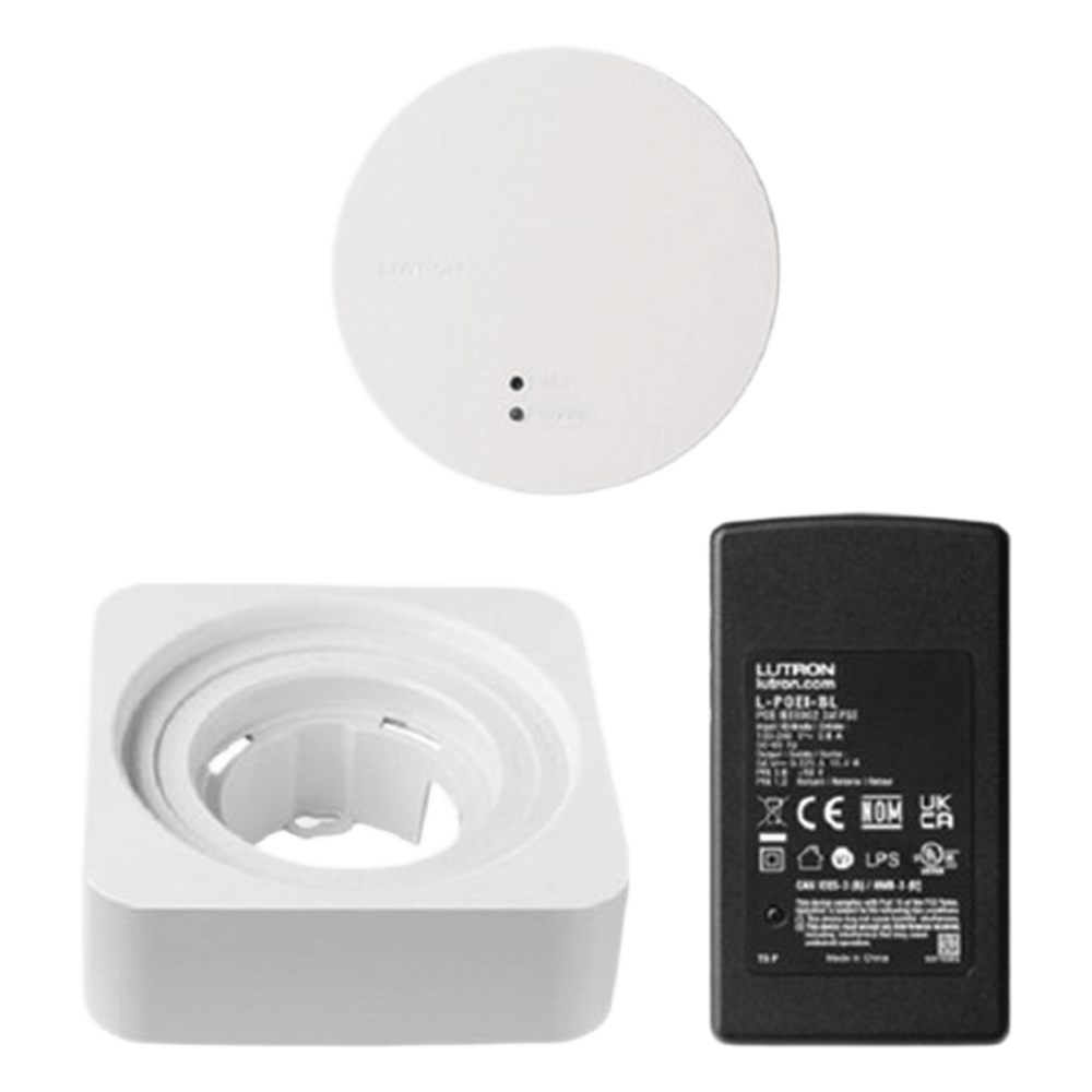 Kit de procesador para sistema de iluminación RadioRA 3, alimentación PoE, hasta 100 dispositivos Clear Connect Tipo X y 95 Tipo A, incluye inyector