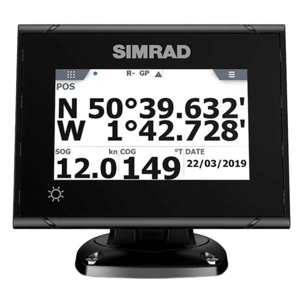 Sistema GPS Simrad P2005 con Antena GS70 / Pantalla Táctil a Color 5 Pulgadas / GPS + GLONASS / Navegador y Brújula GPS / Compatible con Radar, ECDIS