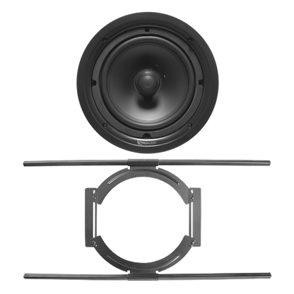 KIT de Bocina de Techo TruAudio de 8in PP8 con Soporte de Acero Rígido para Techos Suspendidos