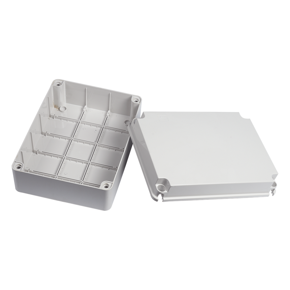 Gabinete de Plástico IP55 (190 X 240 X 95 mm). Protección EMI. Para Instalaciones Comerciales, Residenciales e Industriales. Incluye Tornillería para