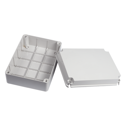 Gabinete de Plástico IP55 (190 X 240 X 95 mm). Protección EMI. Para Instalaciones Comerciales, Residenciales e Industriales. Incluye Tornillería para