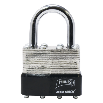 Candado Laminado 40 / Llave Master con 4 Pernos de Combinación /Posee Doble Cerrojo para brindar Mayor Seguridad.