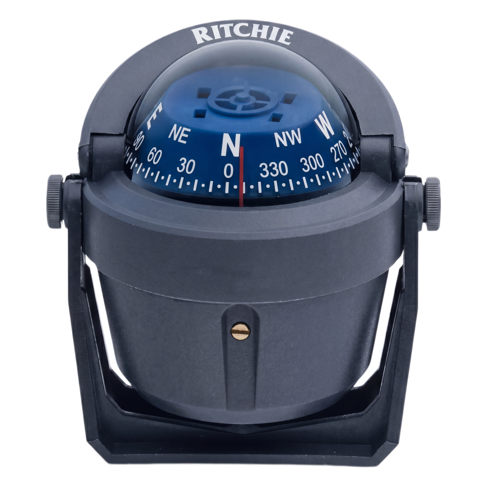 Brújula de Navegación Marítima Ritchie Explorer B-51G / Montaje en Bracket / Dial 2 3/4" (70 mm) / Iluminación Nocturna Verde / DirectiveForce