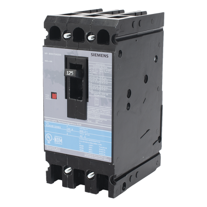 Interruptor Termomagnético ED6 600V 3X125A, Con zapatas principales.