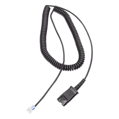 Cable adaptador para diademas modelo HT101, HT201 y HT202 para compatibilidad con teléfonos Grandstream, análogos, digitales, etc.