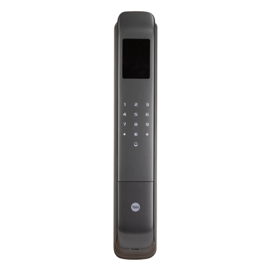Cerradura Digital Cornelius / Reconocimiento Facial 3D / Sensor de Huella con IA / Capacidad de 100 Huellas, 20 Face ID, 100 Tarjetas MIFARE / Doble
