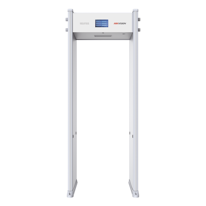 Arco Detector de Metales de 18 Zonas con Pantalla LCD de 7" / Conteo de personas y Alarmas / Ajuste de Sensibilidad e Interferencias / Mejora