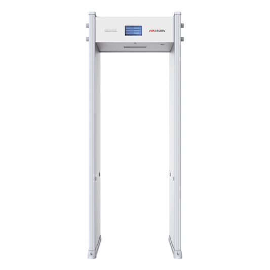 Arco Detector de Metales de 18 Zonas con Pantalla LCD de 7" / Conteo de personas y Alarmas / Ajuste de Sensibilidad e Interferencias / Mejora