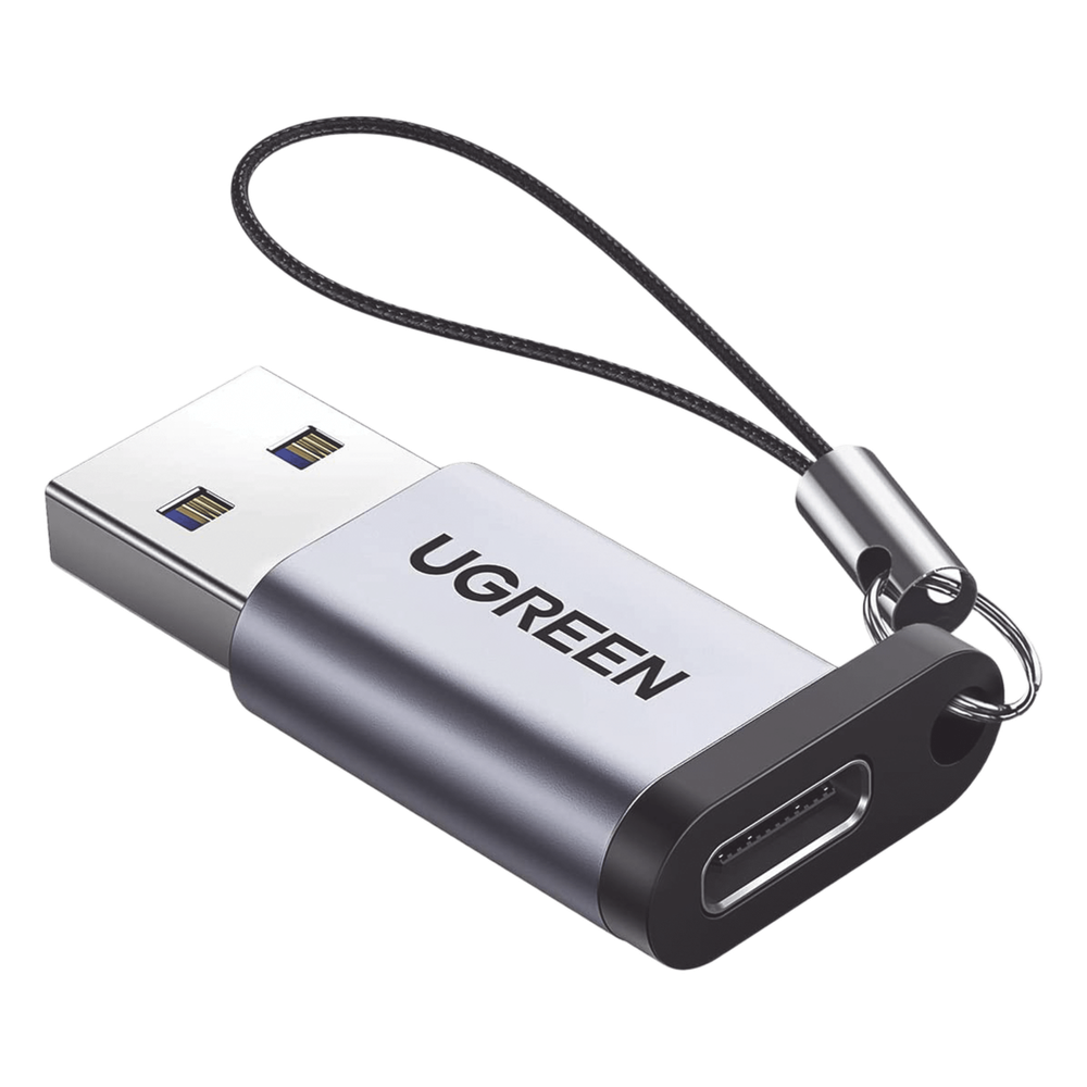 Adaptador USB 3.0 Macho a USB-C 3.1 Tipo C Hembra |Carga y Sincronización de Datos | Admite Corriente de 3A | Transferencia de hasta 5 Gbps | Amplia