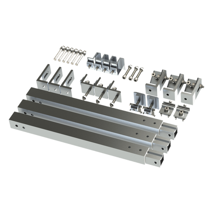 Caja de accesorios de aluminio anodizado para montaje VEKTOR8R2700 , arreglo 1X2para techo