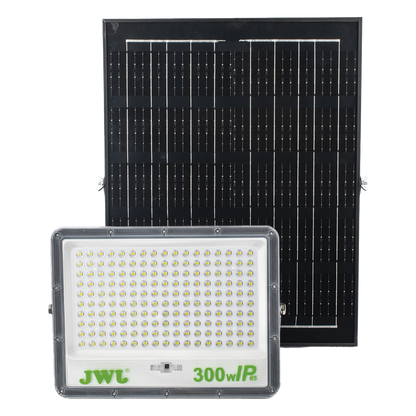 Reflector de 300 W con Panel Solar / Batería 3.2 V CD / T.C.C. 6 500 K / IP65.