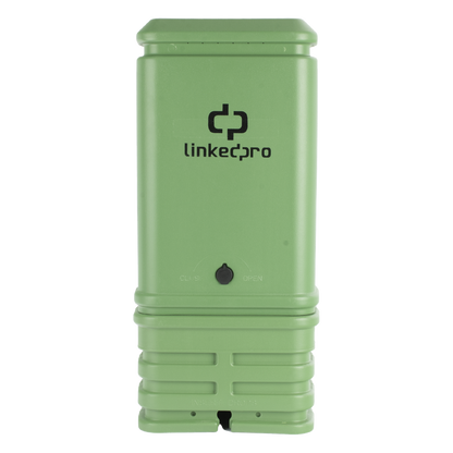 Pedestal para Cajas de Empalme de Fibra Óptica Tipo Cubo Color Verde con Bracket Estándar (No Incluye Caja de Empalme)