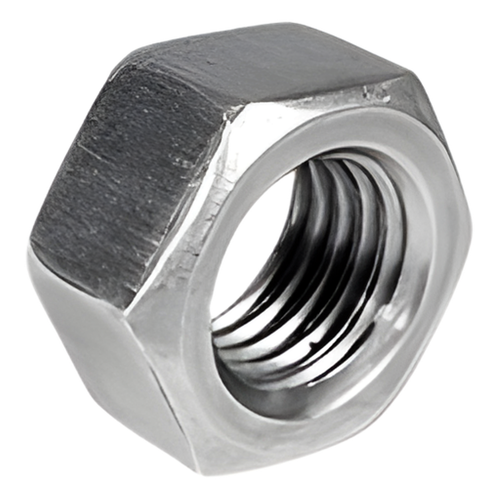 Tuerca Hexagonal de 1/4", con acabado Electro Zinc