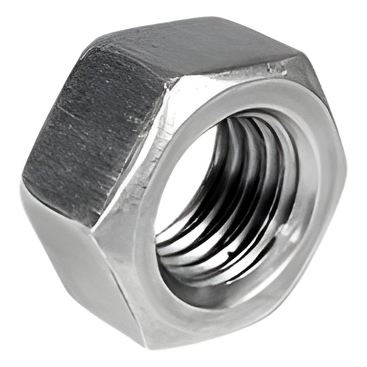 Tuerca Hexagonal de 1/4", con acabado Electro Zinc