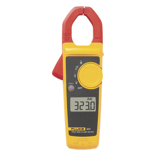 Amperimetro de Gancho de Verdadero Valor Eficaz (True RMS), Medida de Corriente en CA de 400 A y Tensión en CA y CC de 600V