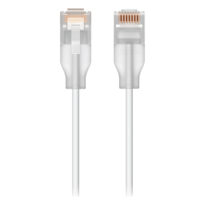 Patchcord UniFi Etherlighting de 2 Metros (6.56 Pies), hasta 10G / Soporta hasta PoE+++ / Conector RJ45 Transparente para Mejores Efectos de Luz con