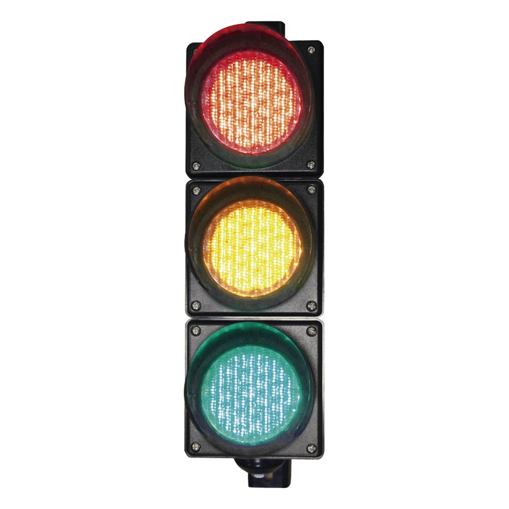 Semáforo / Señalización Rojo, Verde y Amarillo / Diametro 100mm / LED / 110vca.