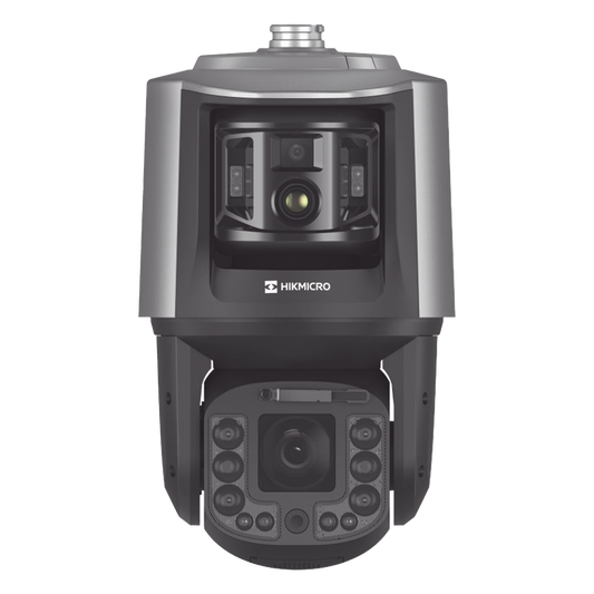 [TandemVu] Domo PTZ IP 4 Megapixel con 40X Zoom con Cámara Optica Fija de 4 Megapixel Cámara Térmica 256 x 192 con Lente 9.7 mm / Protección