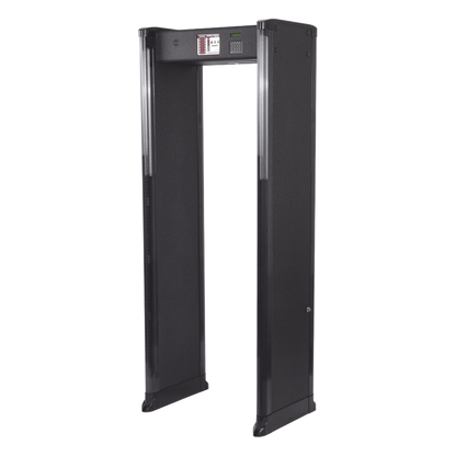 Arco Detector de Metales de 6 Zonas para Intemperie con Anclaje para Fijarse al Piso. Incluye Sensor IR para evitar falsas Alarmas / Certificado por