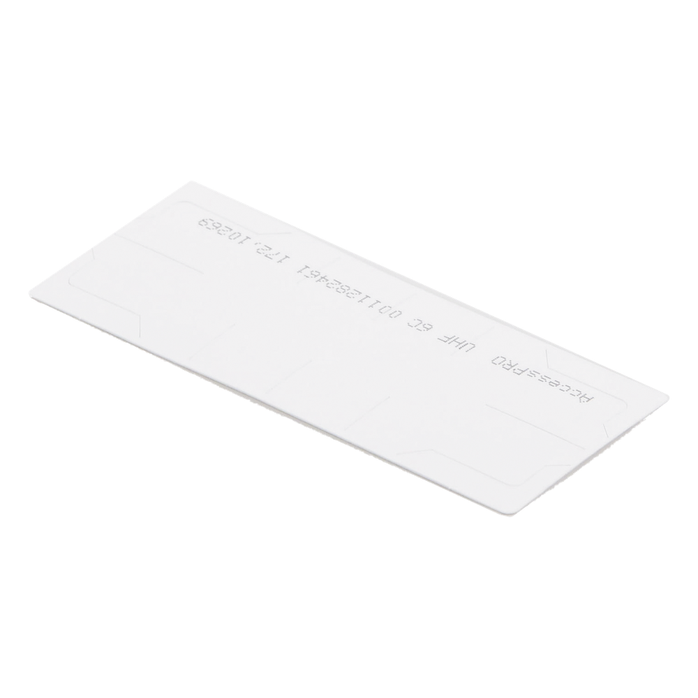 UHF TAG Adherible para Parabrisas EPC GEN 2 - Compatible con PRO12RF/PRO6RF