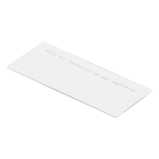 UHF TAG Adherible para Parabrisas EPC GEN 2 - Compatible con PRO12RF/PRO6RF