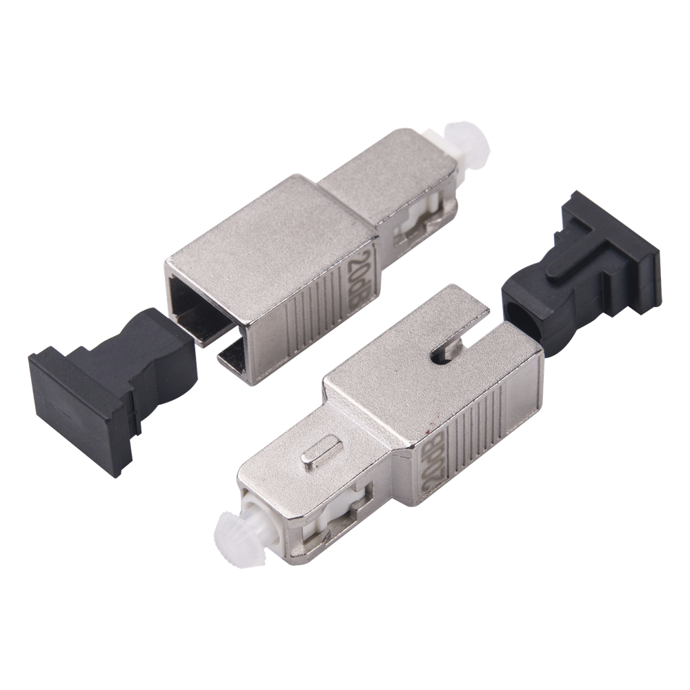 Atenuador Óptico Macho-Hembra con Conector SC/UPC de 15dB para Fibra Monomodo