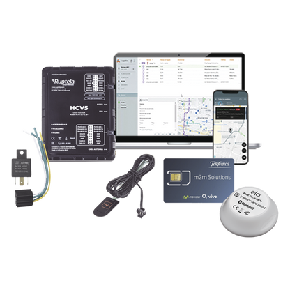 Kit de Localizador 4G LTE / 1 MICSIM25GPS y datos 1 año + 1 BLUEPUCKRHT + 1 EPCOMGPSMENSUAL + RELAY + Botón SOS