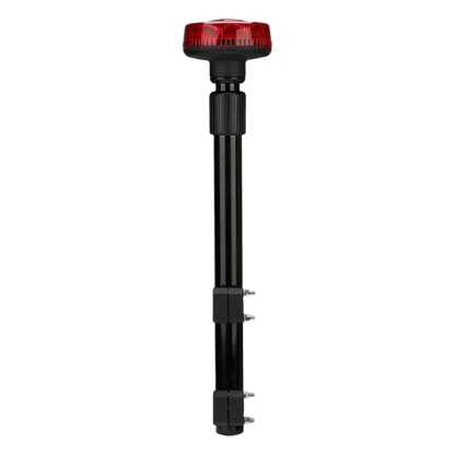 Luz telescópica Ultra Brillante Para Motocicleta, 9 LED, Color Rojo