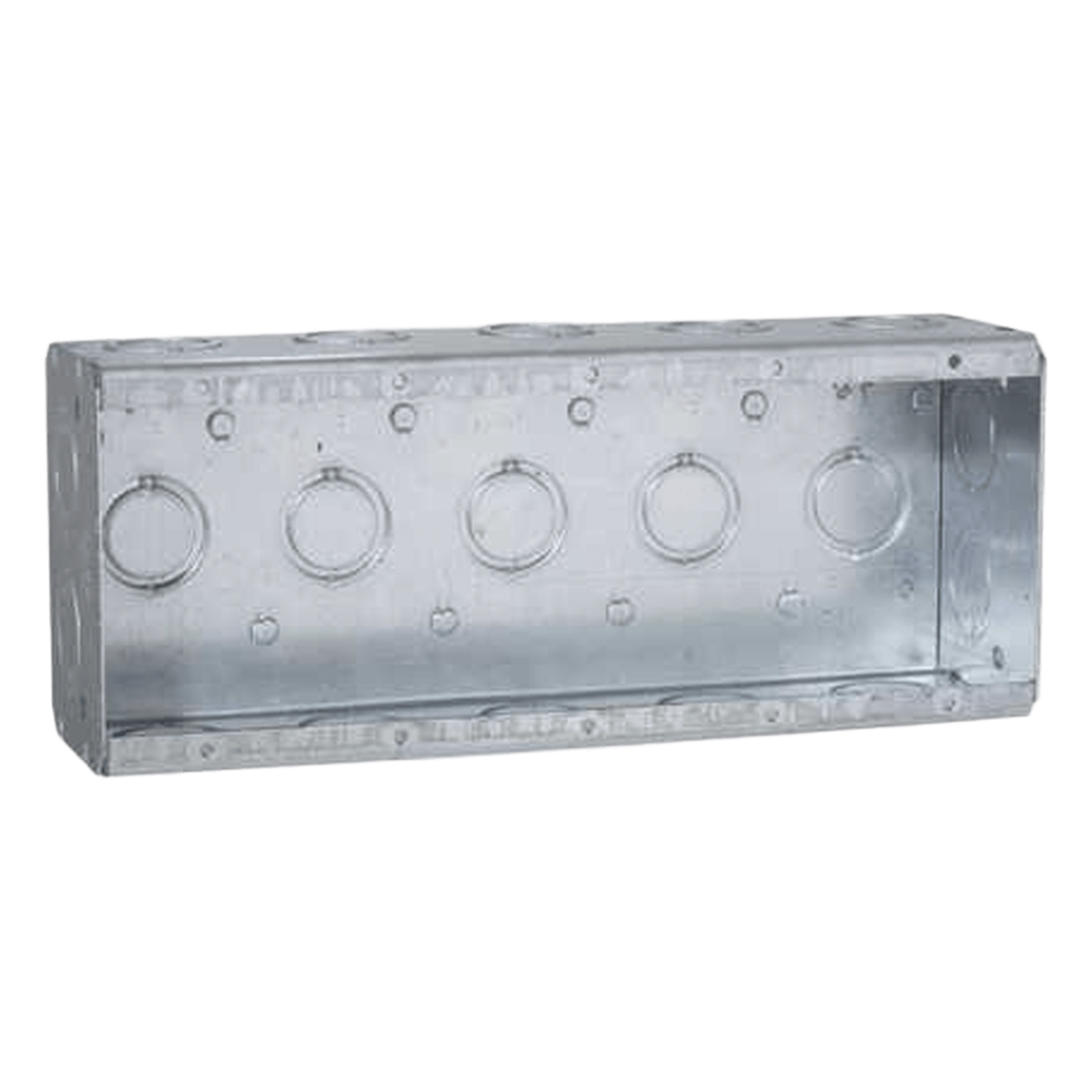 Caja Multigang de 5 Gang / Profundidad 2 1/2" / 19 Entradas 1/2"-3/4".