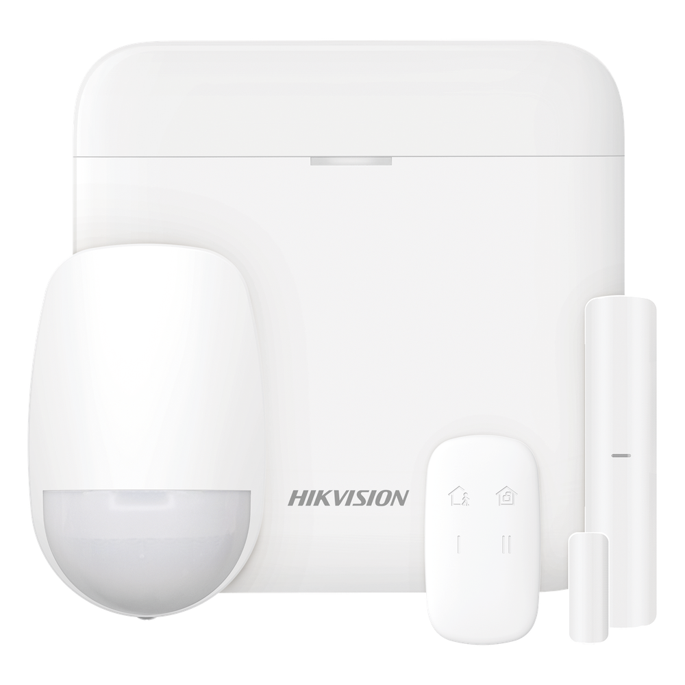 (AX PRO) KIT de Alarma AX PRO con GSM (3G/4G) / Incluye: 1 Hub con bateria de respaldo / 1 Sensor PIR / 1 Contacto Magnético / 1 Control Remoto