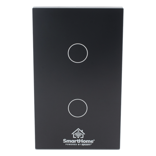 (Wifi) Apagador switch inalámbrico WIFI, control de 2 regresos de carga, 110V