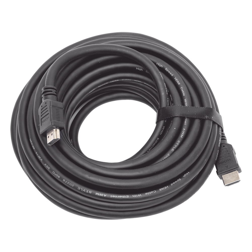 Cable HDMI de 10 Metros (32.81 pies) (High Speed) / Resolución 4K / Soporta Canal de Retorno de Audio (ARC) / Soporta 3D / Blindado para Reducir