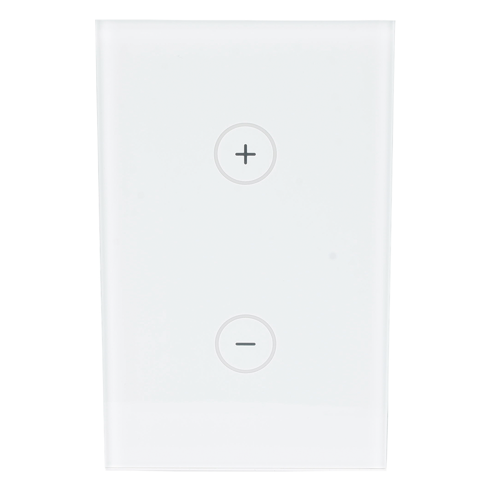 (ZWAVE) Dimmer panel táctil touch inalámbrico Zwave Plus. Compatible con Hubitat HC8, Álula M2M, otros