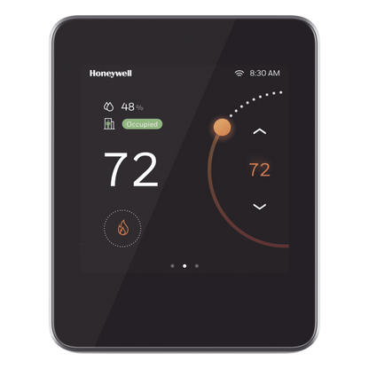 Termostato comercial conectado para unidades rooftop y bomba de calor con BACnet MS/TP, BACnet IP sobre Wi-Fi y app móvil