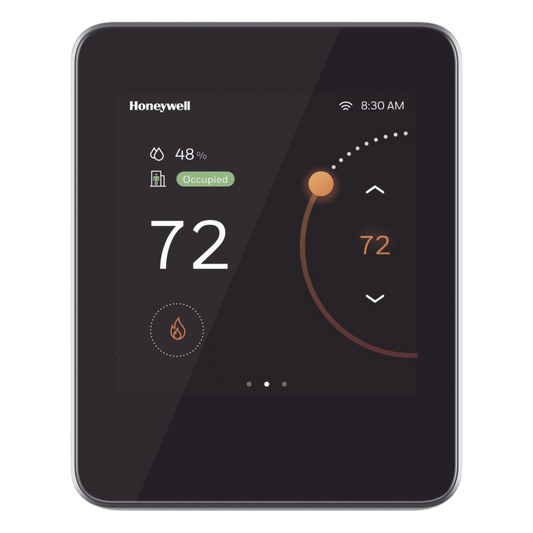 Termostato comercial conectado para unidades rooftop y bomba de calor con BACnet MS/TP, BACnet IP sobre Wi-Fi y app móvil
