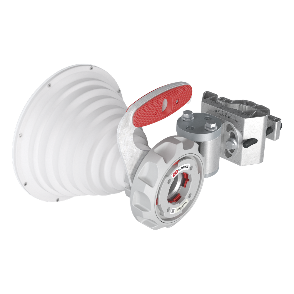 Antena Sectorial Simétrica de 30° / 2x2 / Rango de Frecuencia Extendido: 4900 - 7125 MHz / Ganancia de 18 dBi / Lista para Adaptadores Twistport