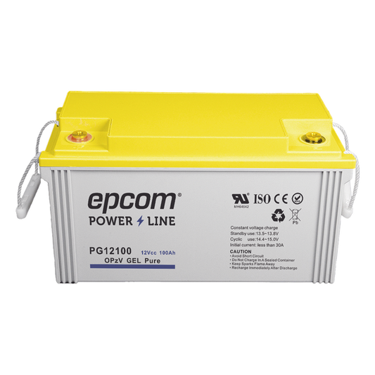 Batería GEL Puro OPzV Ciclo Profundo / 12 Vcc / 100 Ah / Aplicaciones Fotovoltaicas y de Respaldo