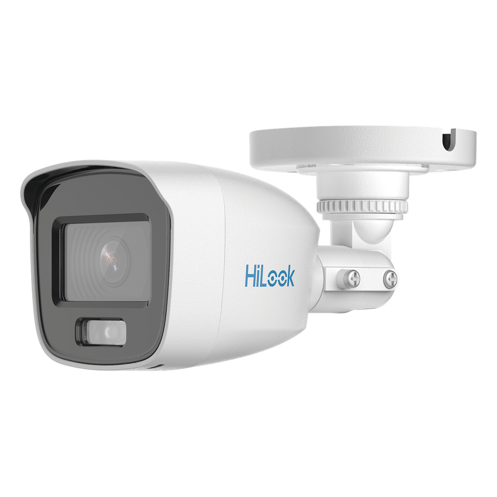 [ColorVu] Bala TURBOHD 2 Megapixel (1080p) / Imagen a Color 24/7 / Lente 2.8 mm / Luz Blanca 20 mts / IP66 / Policarbonato / Microfono Integrado