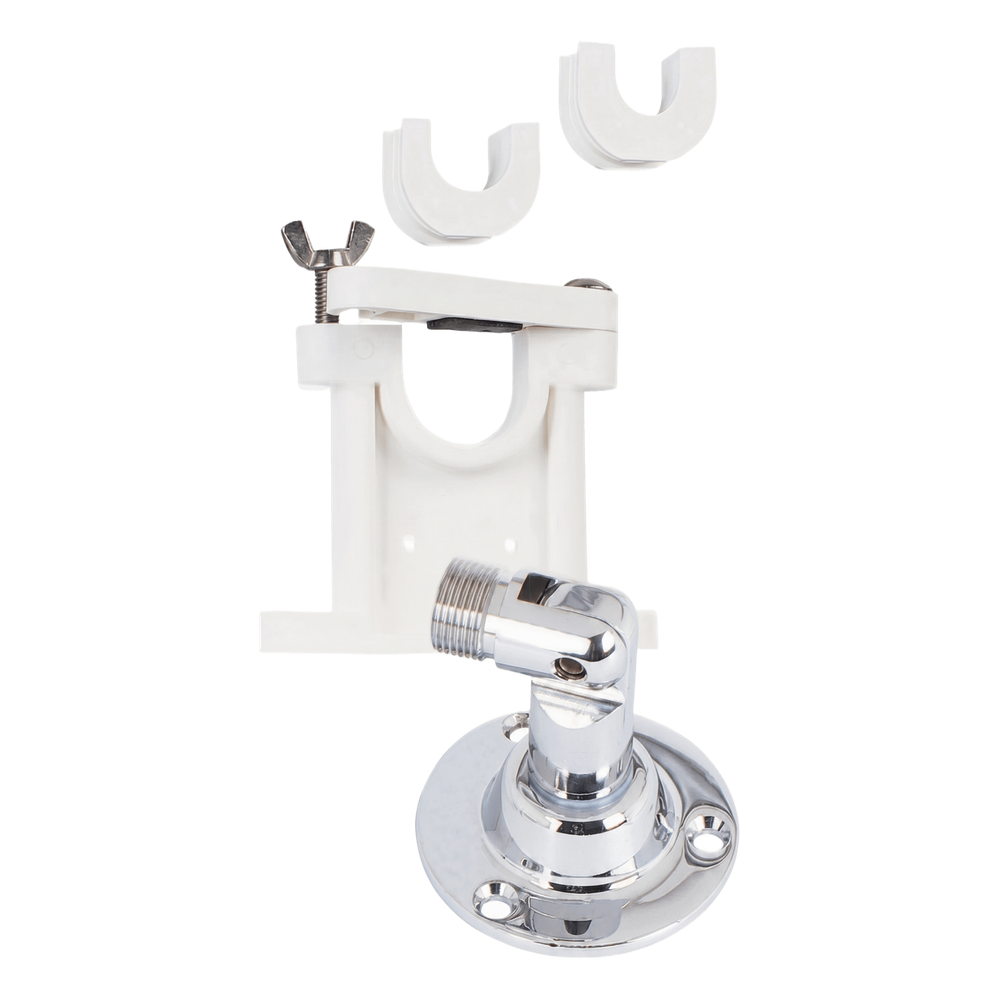 Kit de Montaje SHAKESPEARE 410-R / Soporte Giratorio 81-S + Soporte Superior 408-R / Para Antenas de 1" a 1-1/2" de Diámetro / Acero Inoxidable